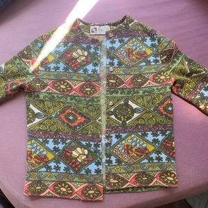 Vintage west German wool cardigan​